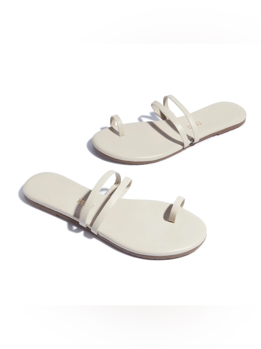 TKEES Leah Sandal in Stone